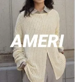 Ameri 2WAY LOOSE KNIT TOP ¥13,200 - メルカリ