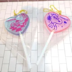 スヌーピー キャンディ　ハート型　キーホルダー　ボールチェーン　マスコット 飴