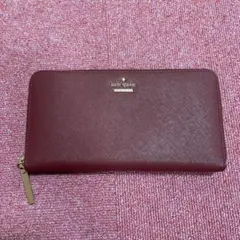 開店セール☆新品未使用 美品 ケイトスペード レザー ロゴ ラウンド