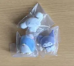 サンリオ　ふわふわフロッキードール2 タキシードサム　クロミ　シナモロール