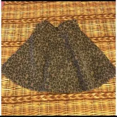 ☆SALE★チャオパニック★レオパードフレアスカート★110〜120★