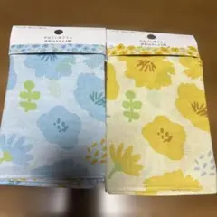 seria新品未使用手ぬぐい風タオル水彩はなもよう柄２枚セットのサムネイル