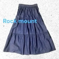 ロックマウントRockmount デニム ティアード フレアスカート　Sのサムネイル