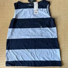 UNIQLOマリメッコストライプ ノースリーブTシャツ M
