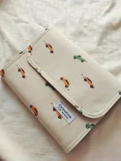 週末SALE ハンドメイド☆乗り物柄 車柄 母子手帳ケース マルチケース