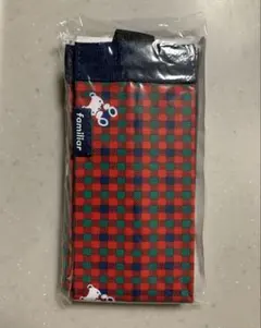 ♡新品未使用♡《ファミリア》シュパットS赤系チェック