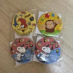 【新品未開封】USJ限定　非売品　缶バッチ4個セット