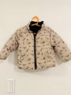 Petit Main プチマイン　恐竜柄 中綿コート　110