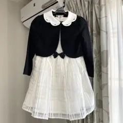 女の子　スーツセット　ワンピース　ボレロ　120センチ　フォーマル　セレモニー