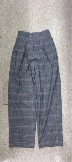 GU チェックパンツ