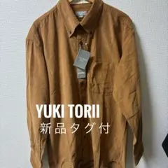 YUKI TORII ブラウン ボタンアップシャツ L