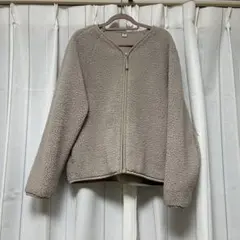 UNIQLO ユニクロ＊ソフトボアフリースVネックカーディガン