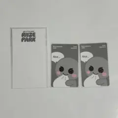 we little riize park ウンソク カードカバーステッカーA