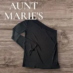 新品タグ付き AUNTMARIE'S オフショルダー シャツ