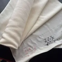 正絹白生地の反物　絹100% 約13m90㎝