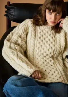 THE SHINZONE アランニット ケーブル