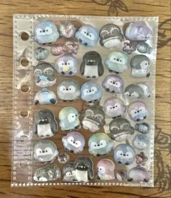 ボンボンドロップシール　水族館限定　ペンギン　おすそ分け