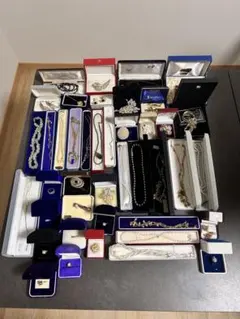 0302-2 遺品整理 ネックレス 指輪 真珠 天然石 ブローチ アクセサリー