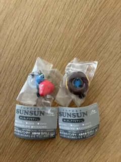 パペットスンスン めじるしアクセサリー　2点　いちご　ドーナツ