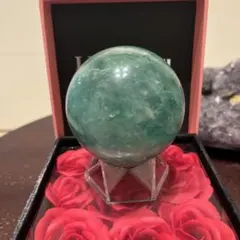 グリーンストロベリークォーツ　丸玉　お値下げしました！ グリーンストロベリークォーツ 丸玉 お値下げしました！ - メルカリ