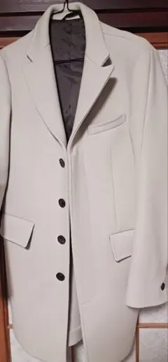 junhashimoto チェスターコート アイボリー