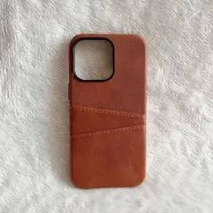1点のみ❤️iphone 13 Pro スマホケース カード収納 ブラウン