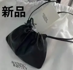 NOTHING WRITTEN 黒 ショルダーバッグL ラージ本店購入未使用 - メルカリ