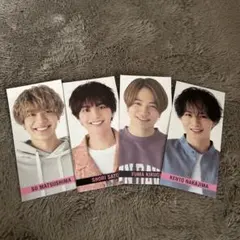 SexyZone（Timelesz） カード4枚セット