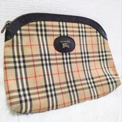 バーバリーズ ポーチ 小物入れ ノバチェック シャドーホース アクセサリー入れ