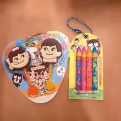 TAITO限定 2本ペコポコチョコレート 4本チョコえんぴつ キーホルダー