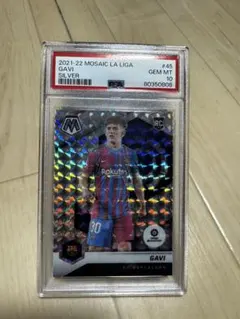 2021-22 Panini Mosaic Gavi Silver RC PSA