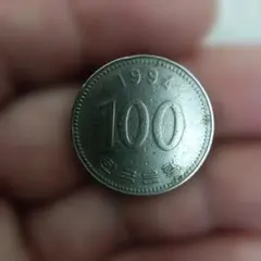 韓国 100ウォン硬貨 1999年 - メルカリ