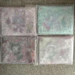 ナルミヤハッピーパーク　メゾピアノ　ホログラムキラキラ　パスケース ベリエちゃん