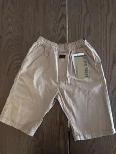 【未使用】半ズボン 130cm ベージュ
