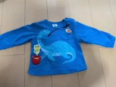 BIT'Z恐竜デザイン青い長袖Tシャツのサムネイル