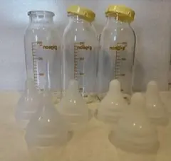 ピジョン　母乳実感産院用哺乳瓶　200ml 3本　乳首6個　セット