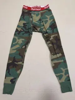 19aw Supreme hanes thermal 迷彩 レギンス Sサイズ