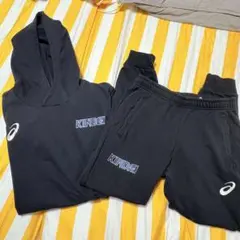 asics KINDAI スウェット パーカー パンツ 上下セット