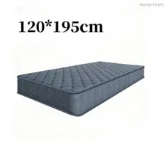 매트리스 120 x 195cm 포켓 코일 고탄력 엑스트라 두꺼운 21cm 그레이 컴프레션 패킹