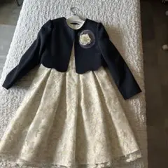 ネイビー ジャケットとドレスセット