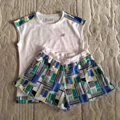 ♥BABOLAT♥テニス　シャツ＆キュロットパンツセット　Ｌサイズ