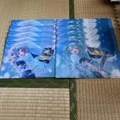 10枚セット　初音ミク 星街すいせい ロッテ 爽 クリアファイルのサムネイル