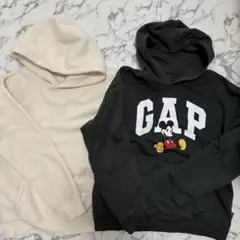 GAPパーカーセット 着用回数2〜3回程度の美品です。