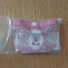 プールバッグ風ミニポーチ2 マロンクリーム