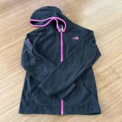 THE NORTH FACE キッズ フリースジャケット ブラック/ピンク