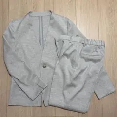 ROPE PICNIC / リネンライクノーラペルジャケット・パンツ