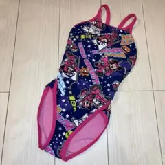 【美品】アリーナ arena 競泳水着　ディズニー ミッキー＆ミニー　130