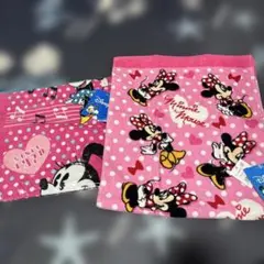 ディズニー ミニーマウス フェイスタオルセット