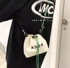 ADER ERROR アダーエラー ミニバッグ ショルダーバッグ 白