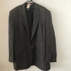 パパス チェック柄ジャケット　麻100%のサムネイル